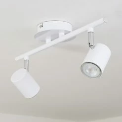 Hofstein Chennai Deckenleuchte LED Chrom, Weiß, 2-flammig -LED Leuchten Verkäufe chennai deckenleuchte h3319598 7