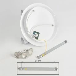 Hofstein Chennai Deckenleuchte LED Chrom, Weiß, 3-flammig -LED Leuchten Verkäufe chennai deckenleuchte h3319611 4