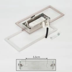 Hofstein Chilkat Deckenleuchte LED Nickel-Matt, 1-flammig -LED Leuchten Verkäufe chilkat deckenleuchte h3382059 4