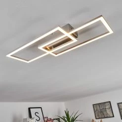 Hofstein Chilkat Deckenleuchte LED Nickel-Matt, 1-flammig -LED Leuchten Verkäufe chilkat deckenleuchte h3382059 6