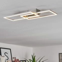 Hofstein Chilkat Deckenleuchte LED Nickel-Matt, 1-flammig -LED Leuchten Verkäufe chilkat deckenleuchte h3382059 8