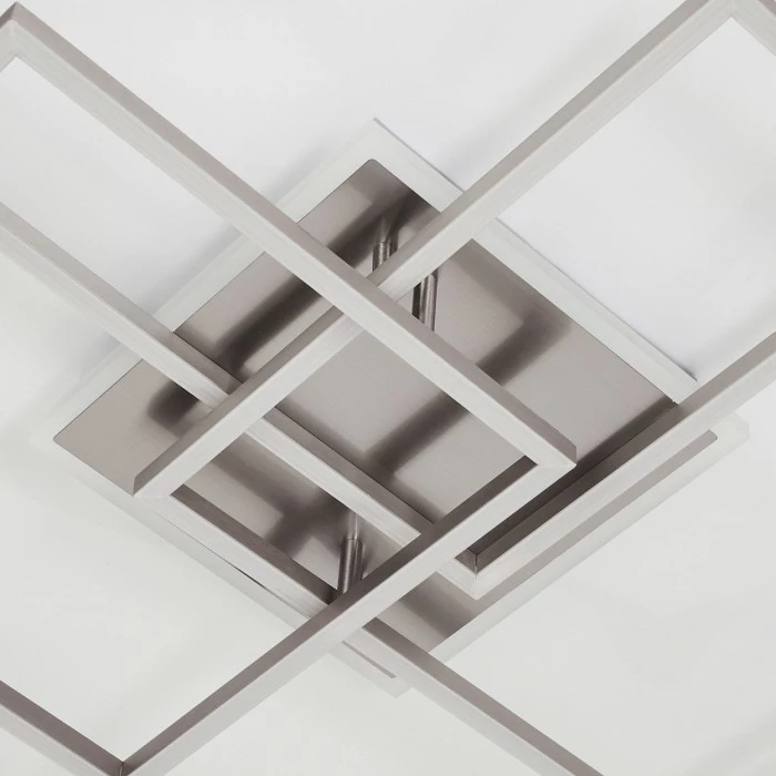 Hofstein Chilkat Deckenleuchte LED Nickel-Matt, 1-flammig 3 Hofstein Chilkat Deckenleuchte LED Nickel-Matt, 1-flammig – Bild 3