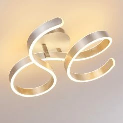 Hofstein Chippewa Deckenleuchte LED Nickel-Matt, 1-flammig -LED Leuchten Verkäufe chippewa deckenleuchte h3312643 19