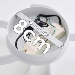 Hofstein Chippewa Deckenleuchte LED Weiß, 1-flammig -LED Leuchten Verkäufe chippewa deckenleuchte h3312667 21