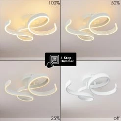 Hofstein Chippewa Deckenleuchte LED Weiß, 1-flammig -LED Leuchten Verkäufe chippewa deckenleuchte h3312667 3