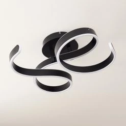 Hofstein Chippewa Deckenleuchte LED Schwarz, 1-flammig -LED Leuchten Verkäufe chippewa deckenleuchte h3312681 16