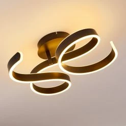 Hofstein Chippewa Deckenleuchte LED Schwarz, 1-flammig -LED Leuchten Verkäufe chippewa deckenleuchte h3312681 19