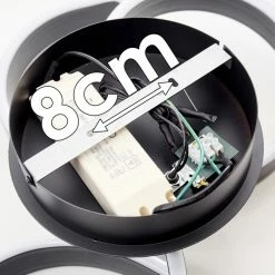 Hofstein Chippewa Deckenleuchte LED Schwarz, 1-flammig -LED Leuchten Verkäufe chippewa deckenleuchte h3312681 21