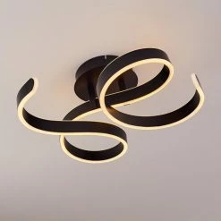 Hofstein Chippewa Deckenleuchte LED Schwarz, 1-flammig -LED Leuchten Verkäufe chippewa deckenleuchte h3312681 6