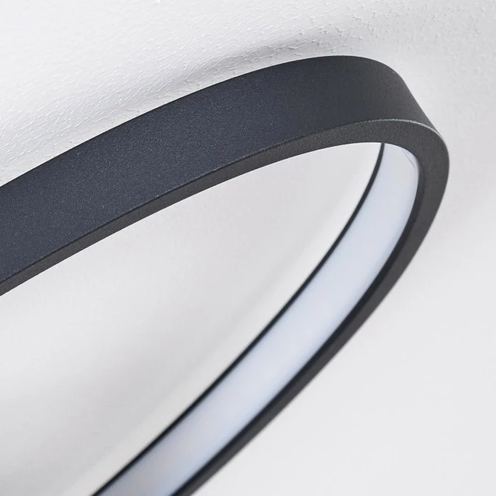 Hofstein Chunky Deckenleuchte LED Grau, 1-flammig 17 Hofstein Chunky Deckenleuchte LED Grau, 1-flammig – Bild 17