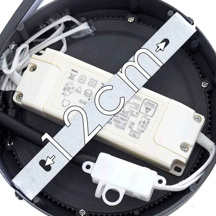 Hofstein Chunky Deckenleuchte LED Grau, 1-flammig 18 Hofstein Chunky Deckenleuchte LED Grau, 1-flammig – Bild 18