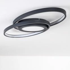 Hofstein Chunky Deckenleuchte LED Grau, 1-flammig 21 Hofstein Chunky Deckenleuchte LED Grau, 1-flammig -LED Leuchten Verkäufe chunky deckenleuchte h3311592 3