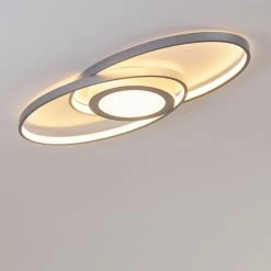 Hofstein Chunky Deckenleuchte LED Silber, 1-flammig 28 Hofstein Chunky Deckenleuchte LED Silber, 1-flammig -LED Leuchten Verkäufe chunky deckenleuchte h3311615 10