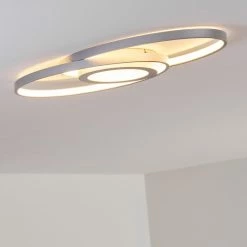 Hofstein Chunky Deckenleuchte LED Silber, 1-flammig 30 Hofstein Chunky Deckenleuchte LED Silber, 1-flammig -LED Leuchten Verkäufe chunky deckenleuchte h3311615 12