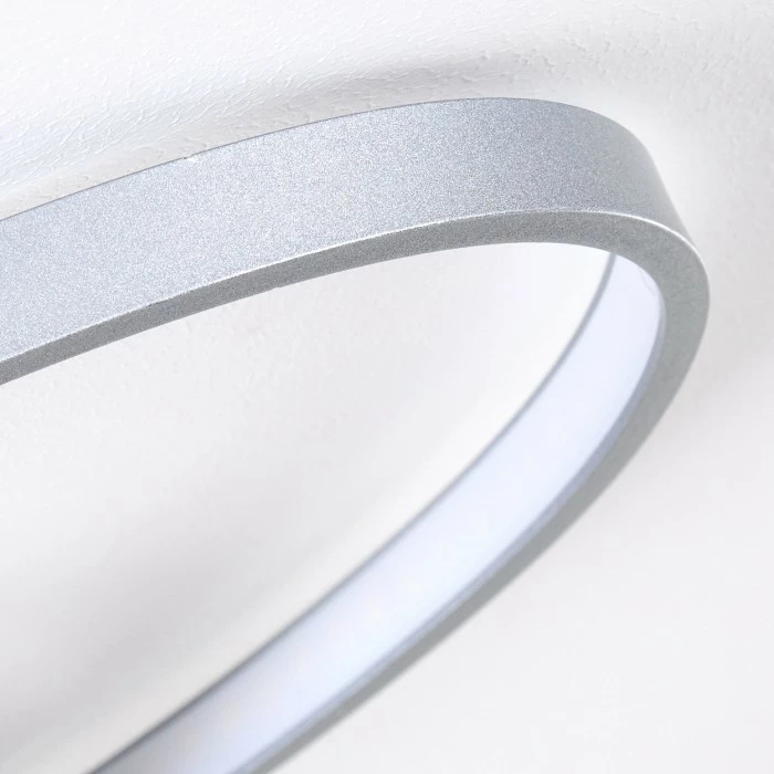 Hofstein Chunky Deckenleuchte LED Silber, 1-flammig 17 Hofstein Chunky Deckenleuchte LED Silber, 1-flammig – Bild 17