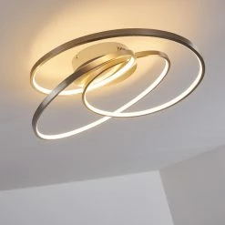 Hofstein Chute Deckenleuchte LED Nickel-Matt, 1-flammig -LED Leuchten Verkäufe chute deckenleuchte h3313497 4