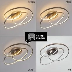 Hofstein Chute Deckenleuchte LED Nickel-Matt, 1-flammig -LED Leuchten Verkäufe chute deckenleuchte h3313497 5