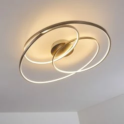 Hofstein Chute Deckenleuchte LED Nickel-Matt, 1-flammig -LED Leuchten Verkäufe chute deckenleuchte h3313534 12