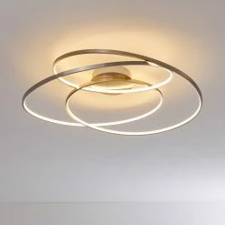 Hofstein Chute Deckenleuchte LED Nickel-Matt, 1-flammig -LED Leuchten Verkäufe chute deckenleuchte h3313534 2