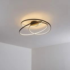 Hofstein Chute Deckenleuchte LED Schwarz, 1-flammig -LED Leuchten Verkäufe chute deckenleuchte h3313558 10 1