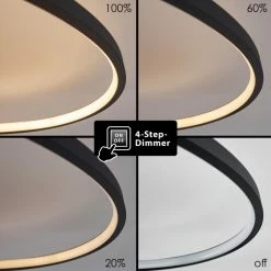 Hofstein Chute Deckenleuchte LED Schwarz, 1-flammig -LED Leuchten Verkäufe chute deckenleuchte h3313558 15