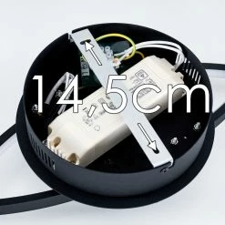 Hofstein Chute Deckenleuchte LED Schwarz, 1-flammig -LED Leuchten Verkäufe chute deckenleuchte h3313558 18