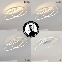 Hofstein Chute Deckenleuchte LED Weiß, 1-flammig -LED Leuchten Verkäufe chute deckenleuchte h3314135 5