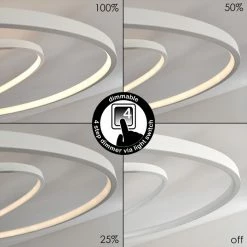 Hofstein Chute Deckenleuchte LED Weiß, 1-flammig -LED Leuchten Verkäufe chute deckenleuchte h3314135 9