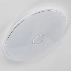 Hofstein Cirque Deckenleuchte LED Chrom, 1-flammig, Fernbedienung, Farbwechsler -LED Leuchten Verkäufe cirque deckenleuchte h3110539 do1 20