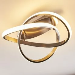 Hofstein Cochato Deckenleuchte LED Nickel-Matt, 1-flammig -LED Leuchten Verkäufe cochato deckenleuchte h3312704 12