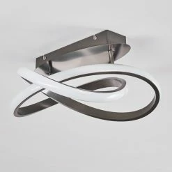 Hofstein Cochato Deckenleuchte LED Nickel-Matt, 1-flammig -LED Leuchten Verkäufe cochato deckenleuchte h3312704 16