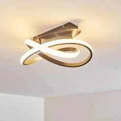 Hofstein Cochato Deckenleuchte LED Nickel-Matt, 1-flammig -LED Leuchten Verkäufe cochato deckenleuchte h3312704 2