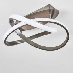 Hofstein Cochato Deckenleuchte LED Nickel-Matt, 1-flammig -LED Leuchten Verkäufe cochato deckenleuchte h3312704 4