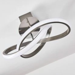 Hofstein Cochato Deckenleuchte LED Nickel-Matt, 1-flammig -LED Leuchten Verkäufe cochato deckenleuchte h3312704 6