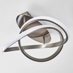 Hofstein Cochato Deckenleuchte LED Nickel-Matt, 1-flammig -LED Leuchten Verkäufe cochato deckenleuchte h3312704 9