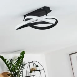 Hofstein Cochato Deckenleuchte LED Schwarz, Weiß, 2-flammig 22 Hofstein Cochato Deckenleuchte LED Schwarz, Weiß, 2-flammig -LED Leuchten Verkäufe cochato deckenleuchte h3374689 3