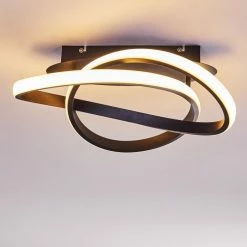 Hofstein Cochato Deckenleuchte LED Schwarz, Weiß, 2-flammig 26 Hofstein Cochato Deckenleuchte LED Schwarz, Weiß, 2-flammig -LED Leuchten Verkäufe cochato deckenleuchte h3374689 7