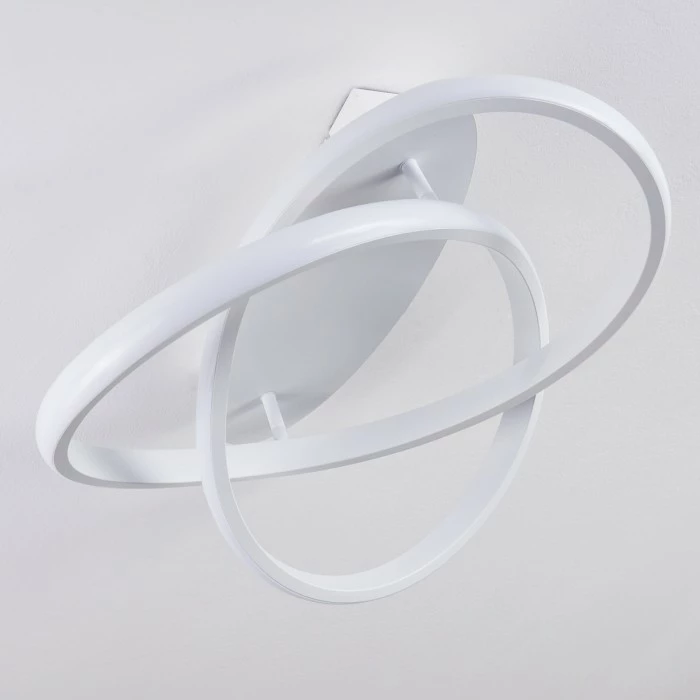 Hofstein Cochato Deckenleuchte LED Weiß, 1-flammig 8 Hofstein Cochato Deckenleuchte LED Weiß, 1-flammig – Bild 8