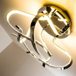 Hofstein Colle Deckenleuchte LED Chrom, 1-flammig -LED Leuchten Verkäufe colle deckenleuchte h167404 10