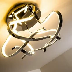 Hofstein Colle Deckenleuchte LED Chrom, 1-flammig -LED Leuchten Verkäufe colle deckenleuchte h167404 15