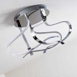 Hofstein Colle Deckenleuchte LED Chrom, 1-flammig -LED Leuchten Verkäufe colle deckenleuchte h167404 17