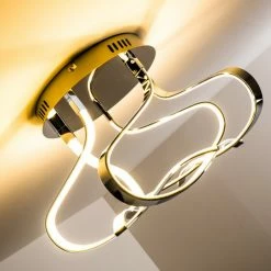 Hofstein Colle Deckenleuchte LED Chrom, 1-flammig -LED Leuchten Verkäufe colle deckenleuchte h167404 4