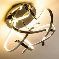 Hofstein Colle Deckenleuchte LED Chrom, 1-flammig -LED Leuchten Verkäufe colle deckenleuchte h167404 5