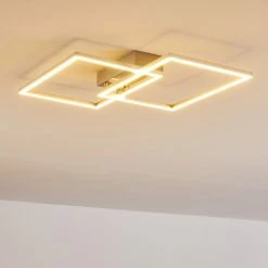 Hofstein Colombero Deckenleuchte LED Silber, 2-flammig, Fernbedienung 24 Hofstein Colombero Deckenleuchte LED Silber, 2-flammig, Fernbedienung -LED Leuchten Verkäufe colombero deckenleuchte h3167649 do2 4