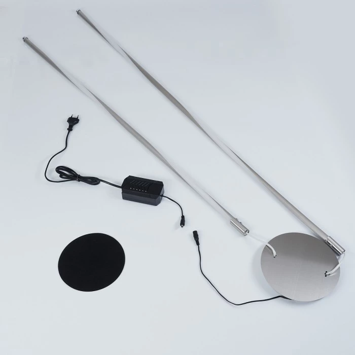 Hofstein Concord Stehlampe LED Silber, 1-flammig 5 Hofstein Concord Stehlampe LED Silber, 1-flammig – Bild 5