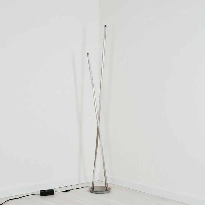 Hofstein Concord Stehlampe LED Silber, 1-flammig 8 Hofstein Concord Stehlampe LED Silber, 1-flammig – Bild 8