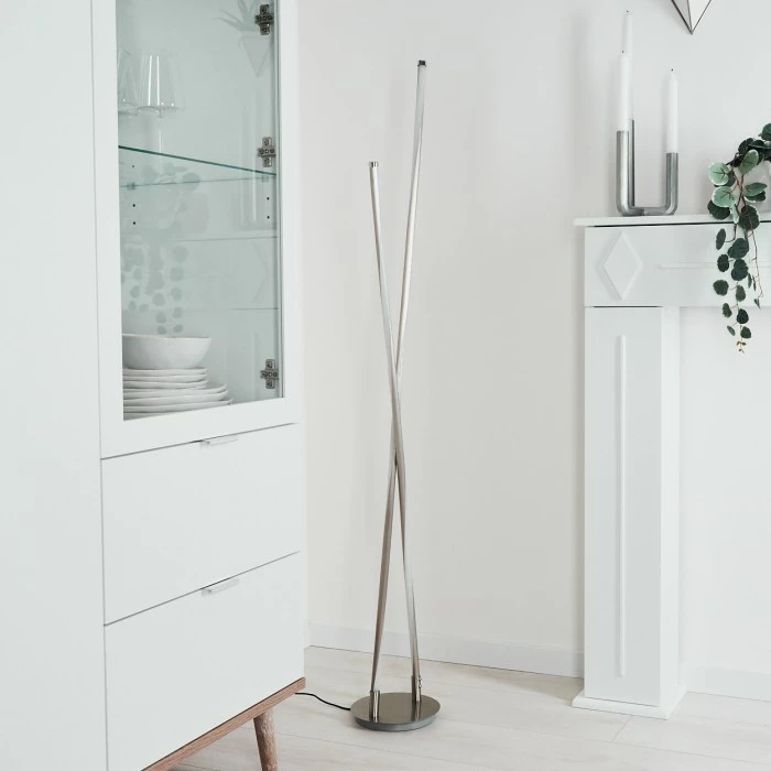 Hofstein Concord Stehlampe LED Silber, 1-flammig 10 Hofstein Concord Stehlampe LED Silber, 1-flammig – Bild 10