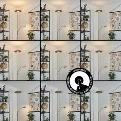 Hofstein Confluencia Deckenfluter LED Messing, 2-flammig 14 Hofstein Confluencia Deckenfluter LED Messing, 2-flammig -LED Leuchten Verkäufe confluencia deckenfluter h3590232 2