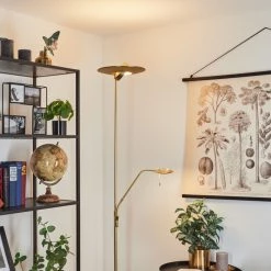 Hofstein Confluencia Deckenfluter LED Messing, 2-flammig 18 Hofstein Confluencia Deckenfluter LED Messing, 2-flammig -LED Leuchten Verkäufe confluencia deckenfluter h3590232 6