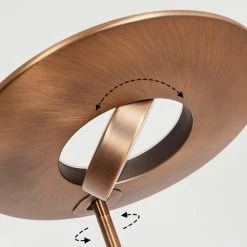 Hofstein Confluencia Deckenfluter LED Bronze, 2-flammig 16 Hofstein Confluencia Deckenfluter LED Bronze, 2-flammig -LED Leuchten Verkäufe confluencia deckenfluter h3590294 5